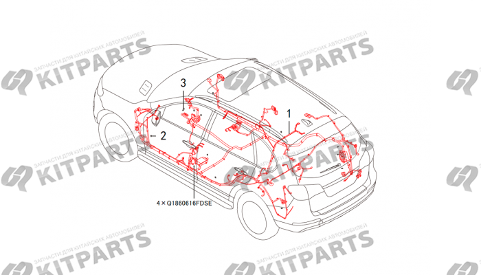 Проводка - пол Haval