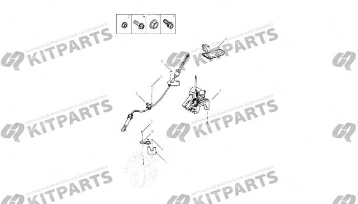 Рычаг переключения передач AT Geely