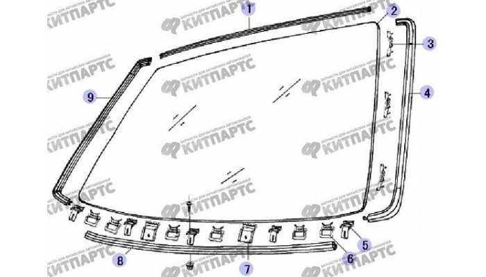 Стекло лобовое Great Wall Safe (SUV G5)