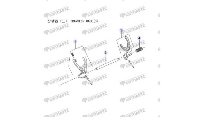 Вилки раздаточной коробки Great Wall Hover