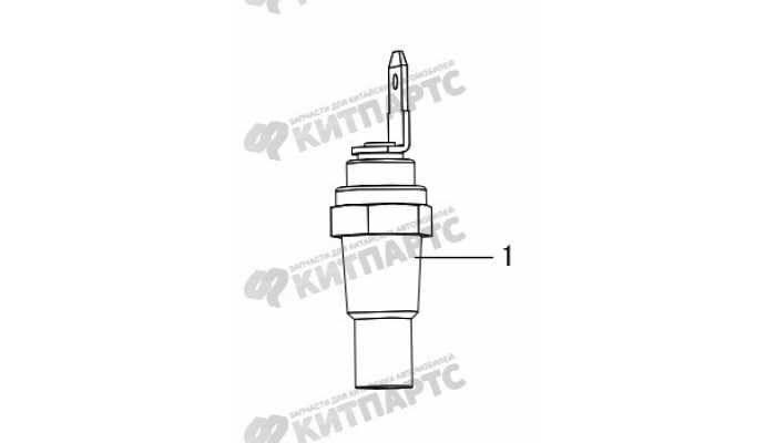 Датчик температуры охлаждающей жидкости на прибор Great Wall