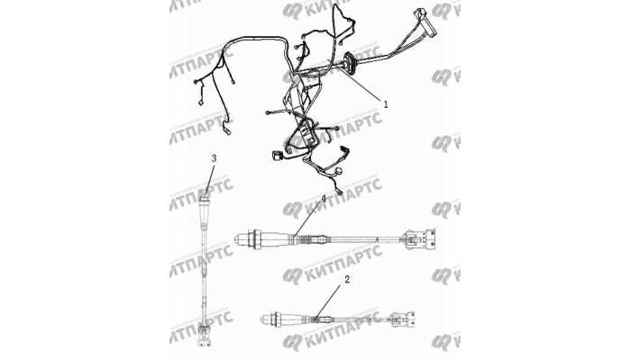 Жгут проводов двигателя Geely